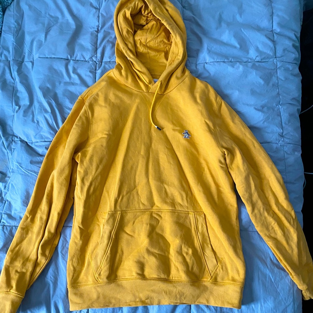 Penguin Yellow Hoodie Size L